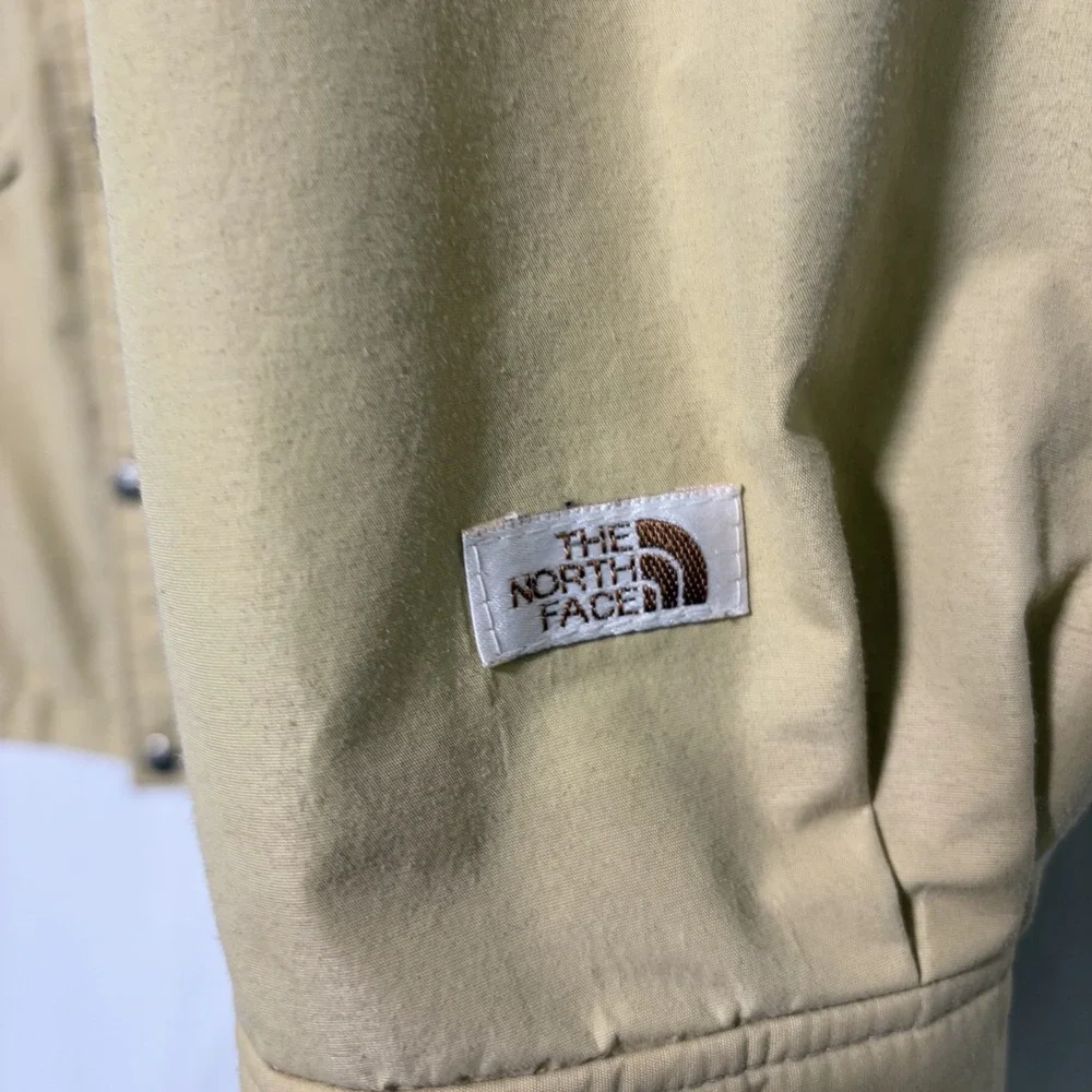 Vintage The North Face Gore-Tex Jacket M Tan USA Made Brown Label Hiking Y2K